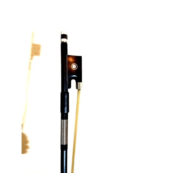 Violin Bow Carbon Fiber Ebony Frog With Sheepskin Grip 4/4 - Picture 7 of 9
